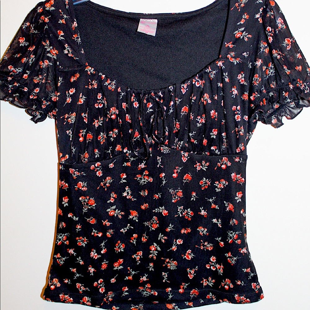 No Boundaries Floral Print Crop Top
